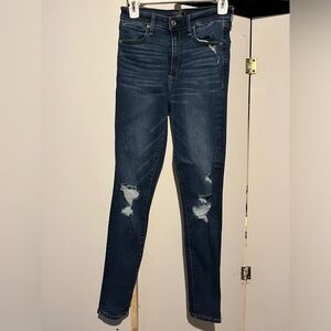 Abercrombie and fitch high rise super skinny